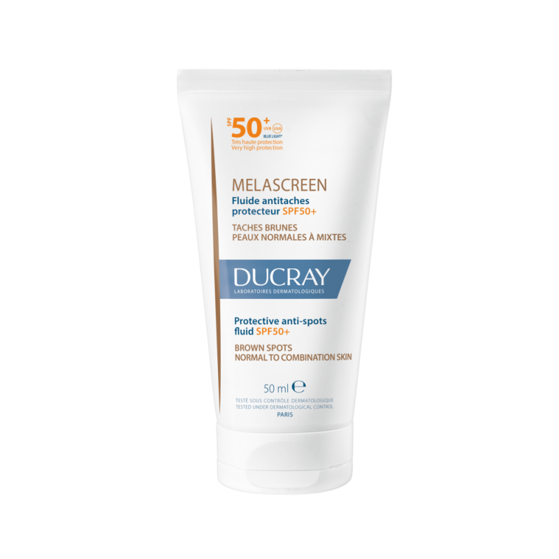 Ducray - Melascreen Protective Anti-spots Fluid Λεπτόρρευστη Κρέμα Για Κηλίδες & Κανονικό/μικτό Δέρμα Spf50+ - 50ml