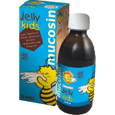 ELADIET - Jelly Kids Mucosin Σιρόπι για Κρυολόγημα και Καταρροή - 250ml