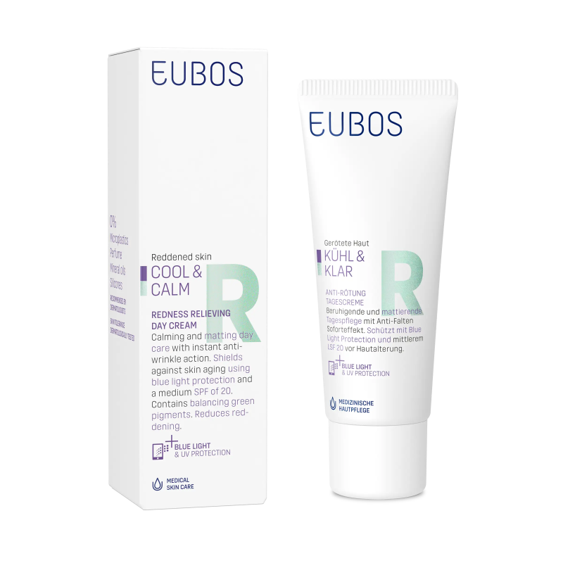 Eubos - Cool & Calm Redness Relieving Day Cream Καταπραϋντική Κρέμα Ημέρας Για Την Ερυθρότητα Spf20 - 40ml