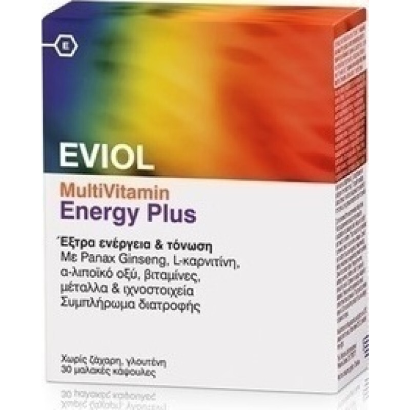 Eviol Multivitamin Energy Plus 30 Soft Caps