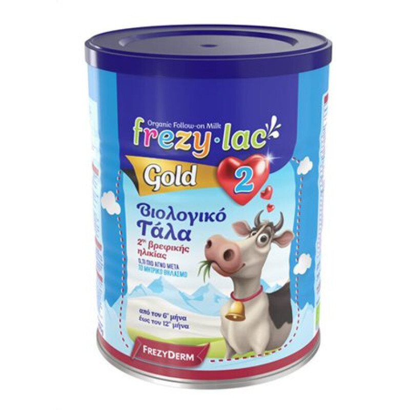 Frezyderm Frezylac Gold 2 Βιολογικό Βρεφικό Γάλα 6-12m 400g