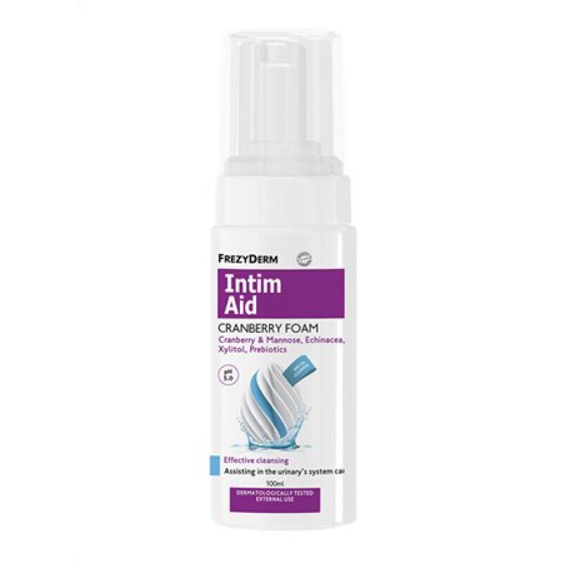 Frezyderm Intim Aid Cranberry Foam Ph5.0 Αφρός 100ml