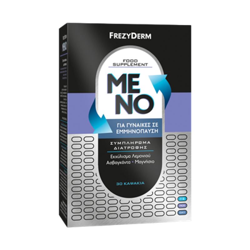 Frezyderm - Meno Συμπληρωμα Διατροσής Για Γυναίκες Σε Εμμηνόπαυση - 30caps