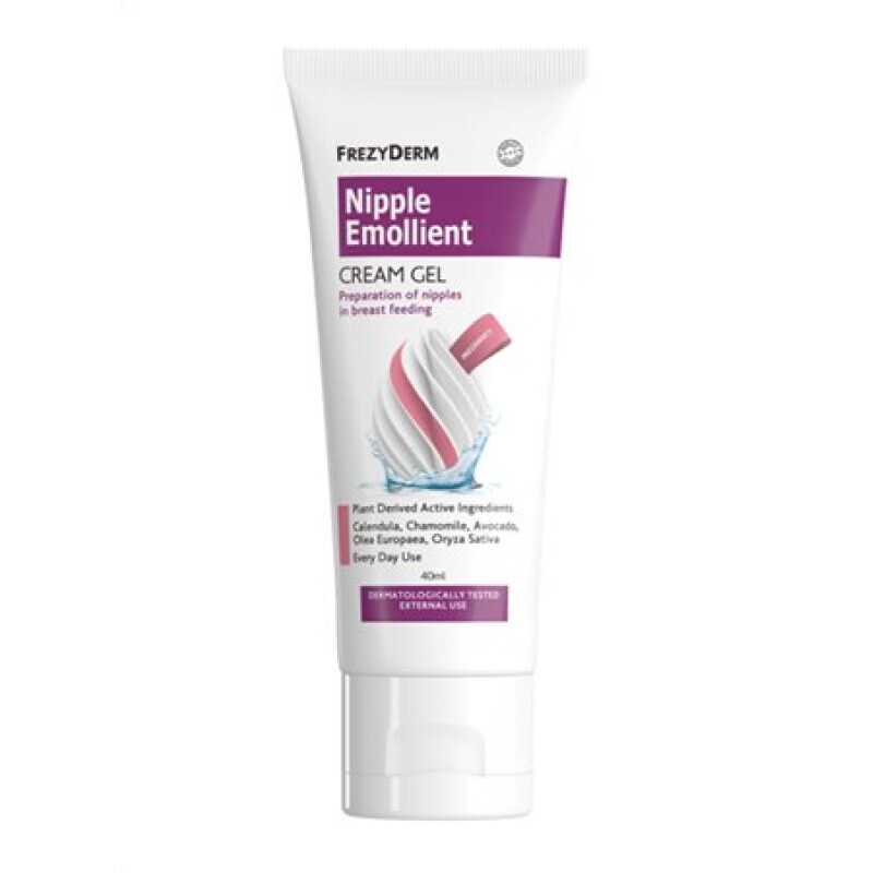 Frezyderm - Nipple Emollient Cream Gel Μαλακτική Κρέμα Για Την Προετοιμασία Των Θηλών Για Θηλασμό - 40ml