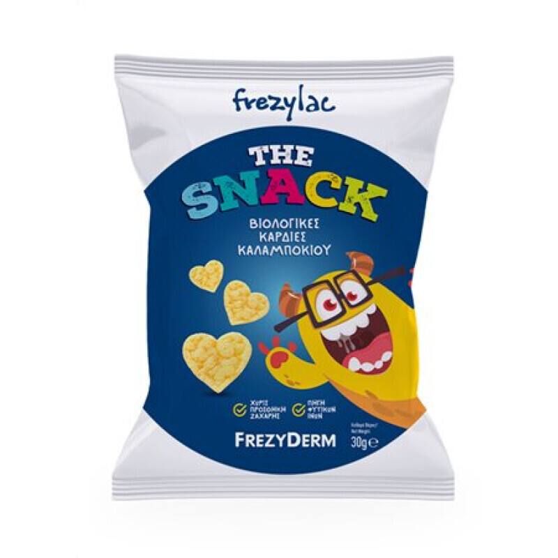 Frezyderm The Snack Βιολογικές Καρδιές Καλαμποκιού 30g
