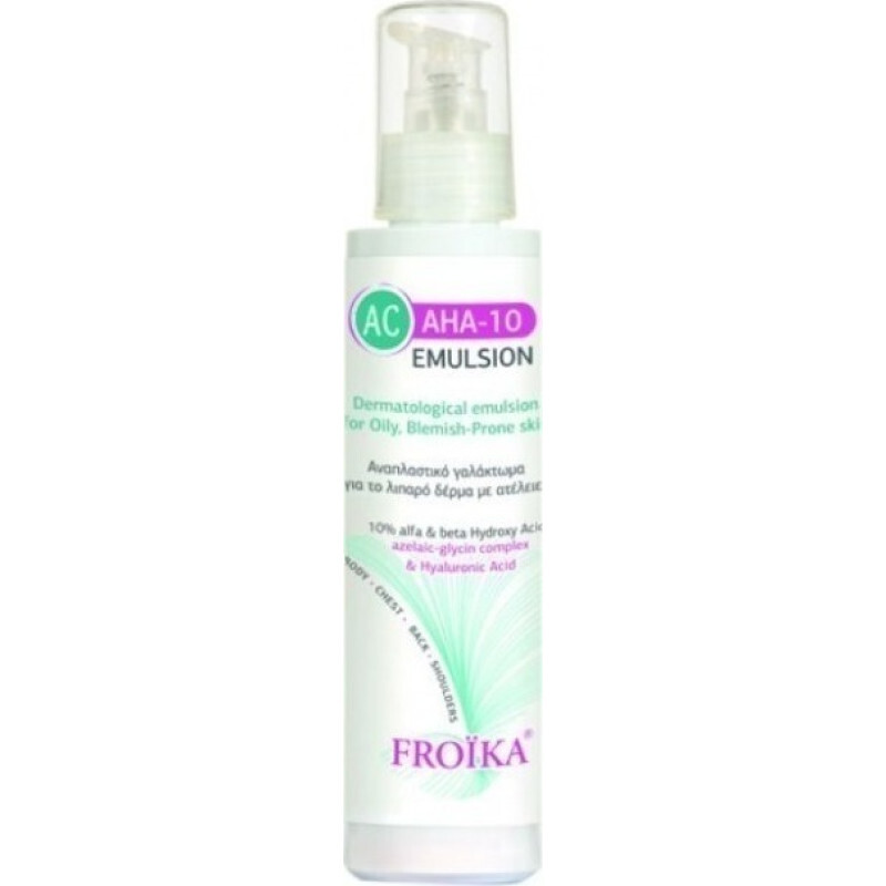 Froika Ac Aha 10 Emulsion Λιπαρό Δέρμα Με Ατέλειες 125ml