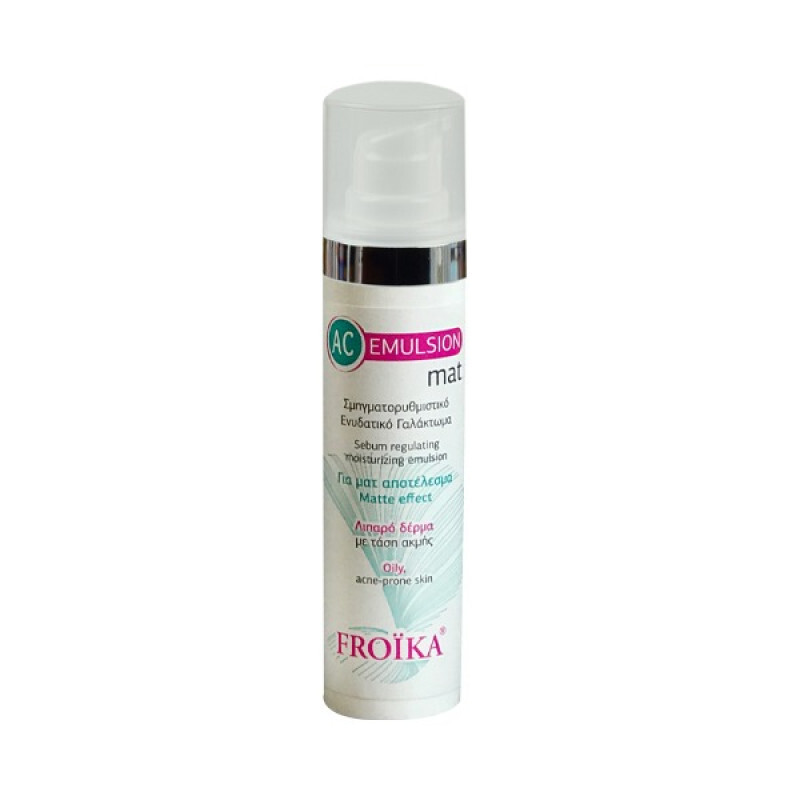 Froika Ac Emulsion Mat Σμηγματορυθμιστική Κρέμα Λιπαρό Δέρμα 40ml