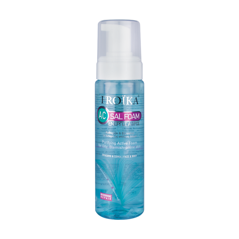 Froika Ac Sal Foam Ενεργός Αφρός Λιπαρό Ακνεϊικό Δέρμα 200ml