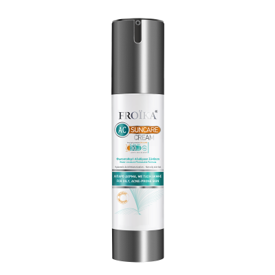 FROIKA - Suncare AC Cream SPF30 Αντηλιακή Κρέμα Προσώπου για Λιπαρή/Με τάσης ακμής Επιδερμίδα - 5...