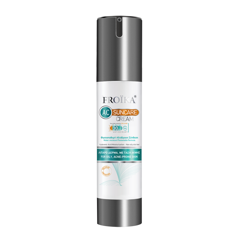 Froika Suncare Ac Cream Spf30 Λιπαρό Δέρμα Με Τάση Ακμής 40ml