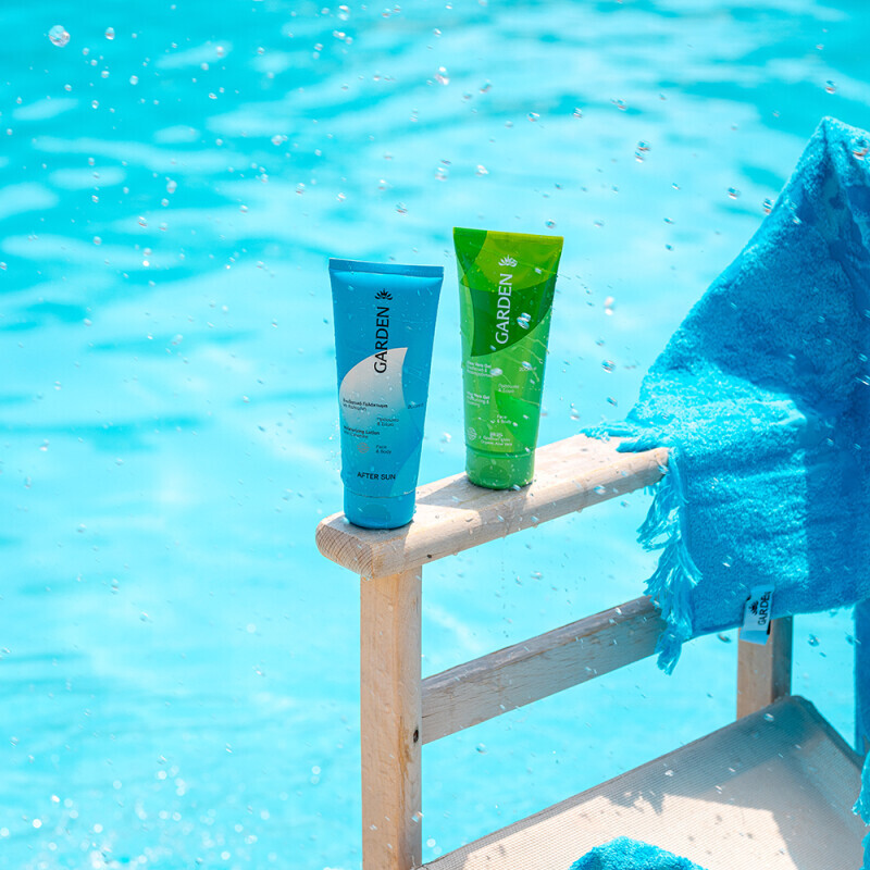 GARDEN - After Sun Moisturizing Lotion Ενυδατικό Γαλάκτωμα για Μετά τον Ήλιο με Καλαμίνη για Πρόσωπο & Σώμα - 200ml