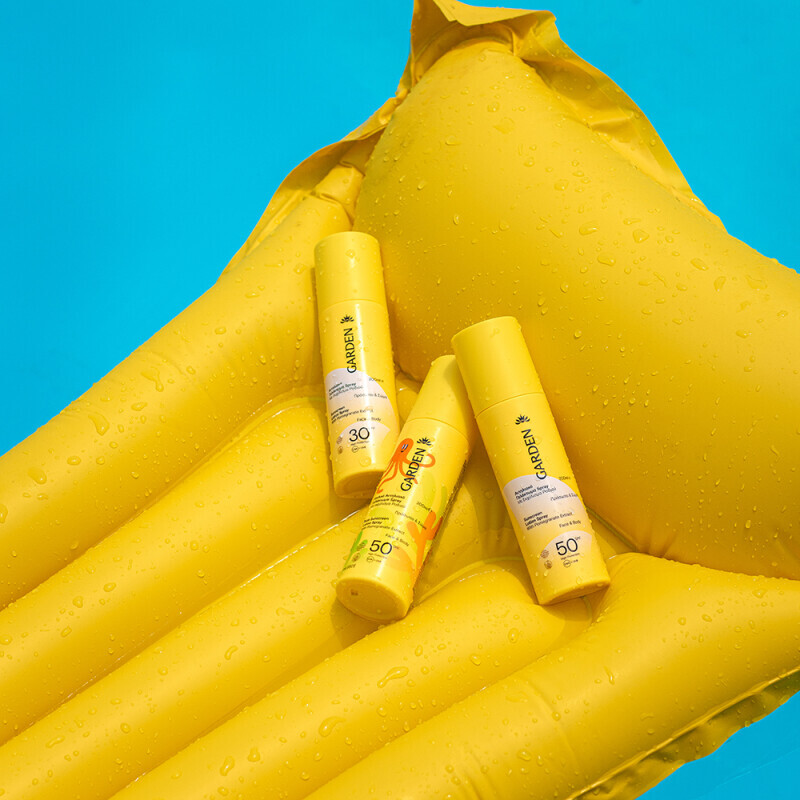 GARDEN - Sunscreen Lotion Spray Αντηλιακό Γαλάκτωμα Spray για Πρόσωπο & Σώμα με Εκχύλισμα Ροδιού SPF50 - 200ml