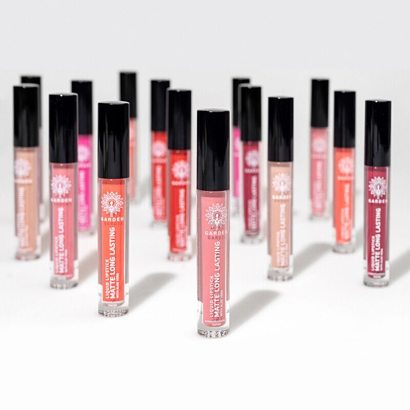 Garden Liquid Lipstick Matte Long Lasting Glorious Red 05 4ml