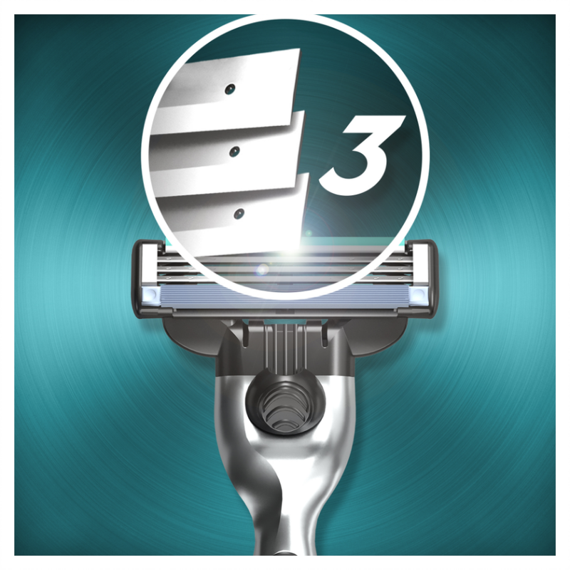 Gillette Mach3 Ξυριστική Μηχανή & 2 Ανταλλακτικά 3τμχ