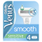 GILLETTE - Venus Smooth Sensitive Ανταλλακτικά Ξυραφάκια Ξυριστικής Μηχανής - 4τμχ