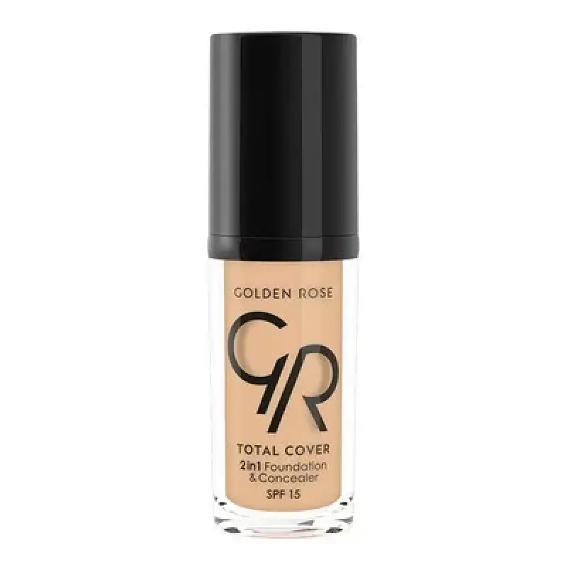 Golden Rose Total Cover 2in1 Foundation & Concealer Spf15 No11 Nude