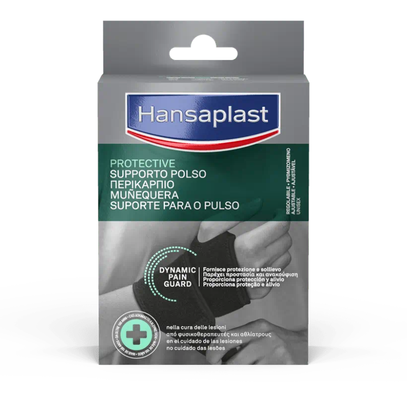 Hansalast - Protective Wrist Support Ρυθμιζόμενο Περικάρπιο Μέτρια Στήριξη - 1τμχ