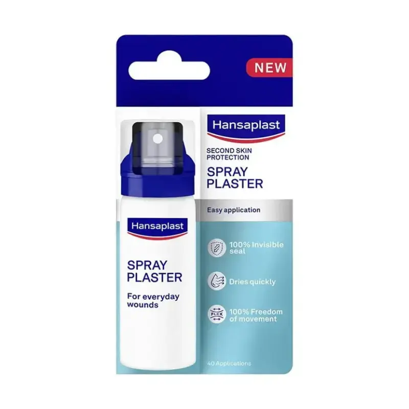 Hansaplast - Second Skin Spray Plaster Επίθεμα Σε Μορφή Spray Για Καθημερινές Πληγές - 40ml