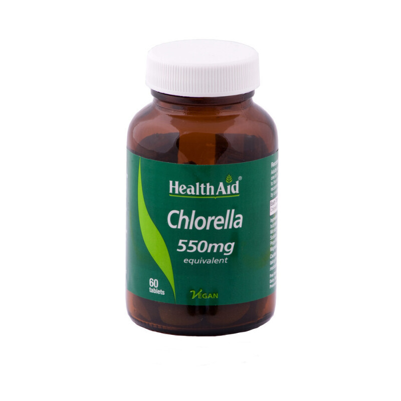 Health Aid Chlorella 550mg Πεπτικό Σύστημα 60tabs