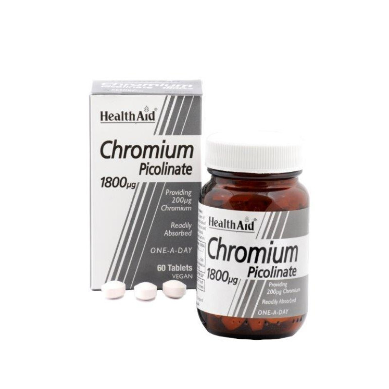 Health Aid Chromium Picolinate 1800μg 60tabs