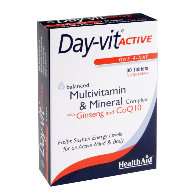Health Aid Day Vit Active Σώμα & Πνεύμα 30tabs