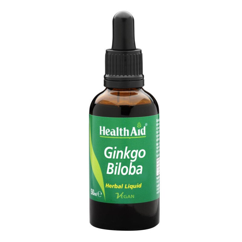 Health Aid - Ginkgo Biloba Liquid Ενίσχυση Μνήμης - 50ml