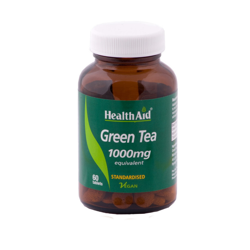 Health Aid Green Tea 1000mg Δίαιτα & Αδυνάτισμα 60tabs