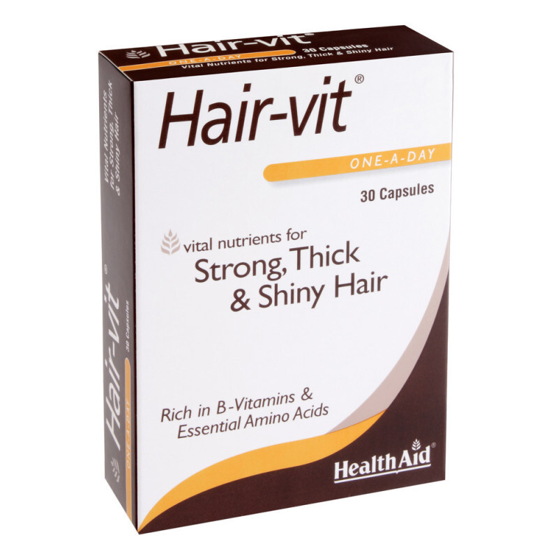 Health Aid Hair Vit Πυκνά, Λαμπερά & Δυνατά Μαλλιά 30caps