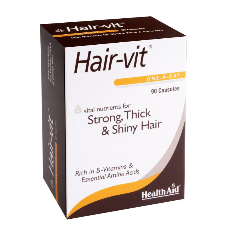 Health Aid Hair Vit Πυκνά, Λαμπερά & Δυνατά Μαλλιά 90caps