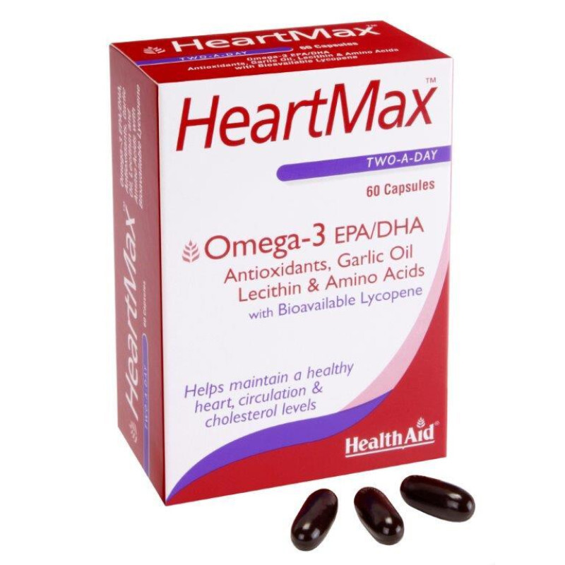 Health Aid Heartmax Δυνατή Καρδιά & Χοληστερίνη 60caps