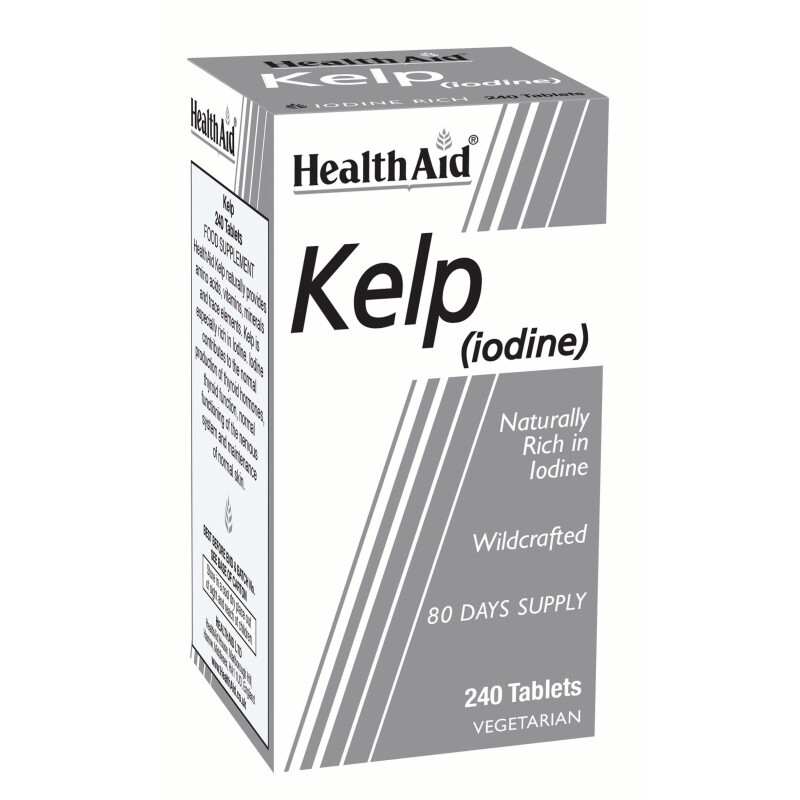 Health Aid Kelp Ιώδιο Υγεία Μεταβολισμού 240tabs
