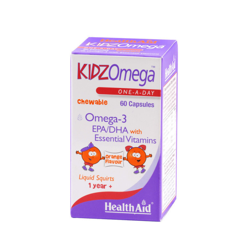 Health Aid Kidz Omega Ενίσχυση Εγκεφάλου 60caps