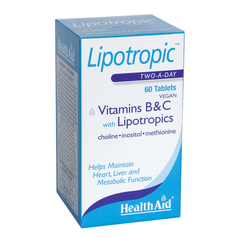 Health Aid Lipotropic With Vit.b & C 60tabs