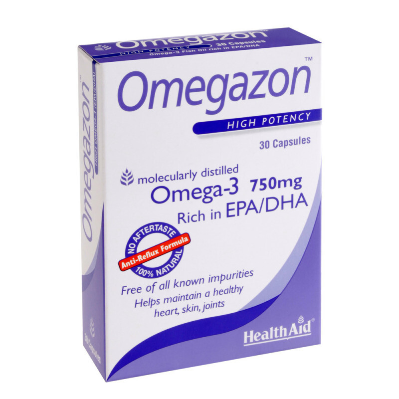 Health Aid Omegazon Omega3 750mg 30caps