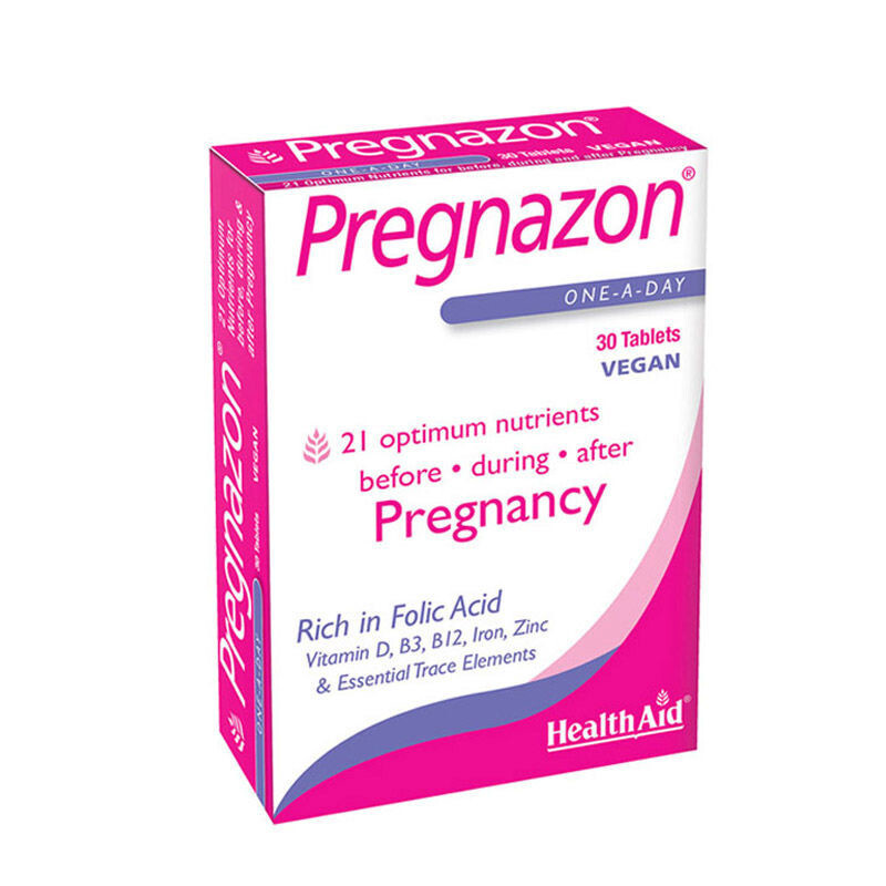 Health Aid Pregnazon Για Όλα Τα Στάδια Εγκυμοσύνης 30tabs