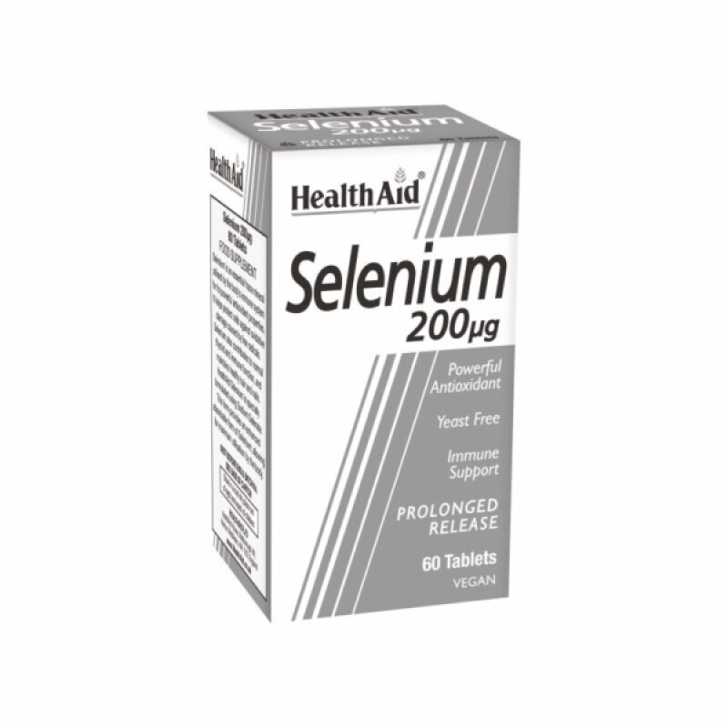 Health Aid Selenium 200μg Σελήνιο 60tabs