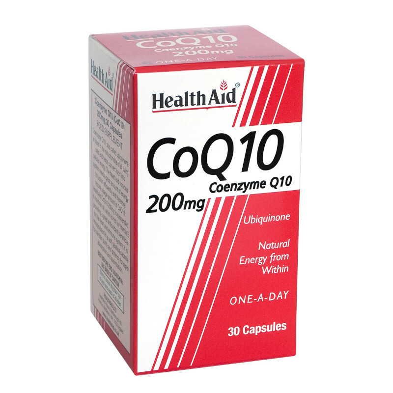 Health Aid Συνένζυμο Q10 200mg Αντιοξειδωτικό 30tabs
