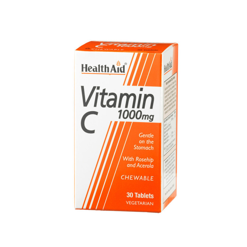 Health Aid Vitamin C 1000mg Chewable 30tabs
