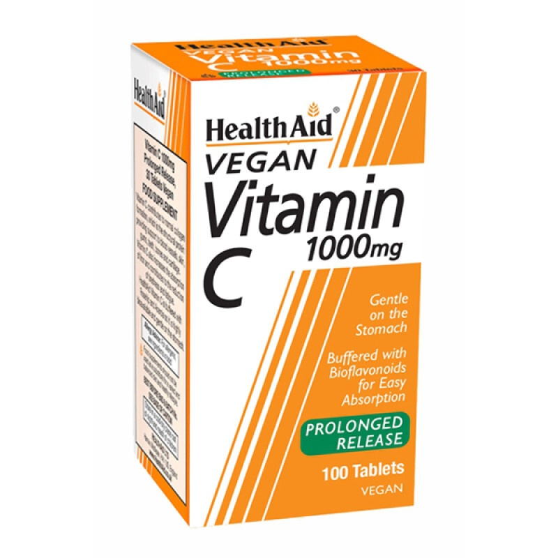 Health Aid - Vitamin C 1000mg Βραδείας Αποδέσμευσης - 100tabs