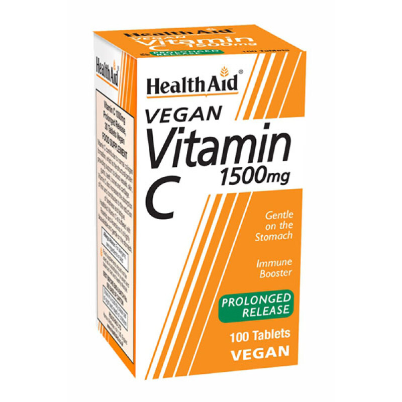 Health Aid Vitamin C 1500mg Βραδείας Αποδέσμευσης 100tabs