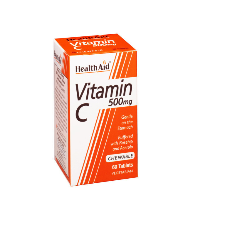 Health Aid Vitamin C 500mg Chewable 60tabs
