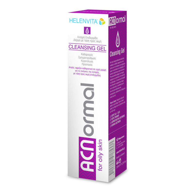 Helenvita Acnormal Cleasing Gel Λιπαρή Επιδερμίδα 200ml