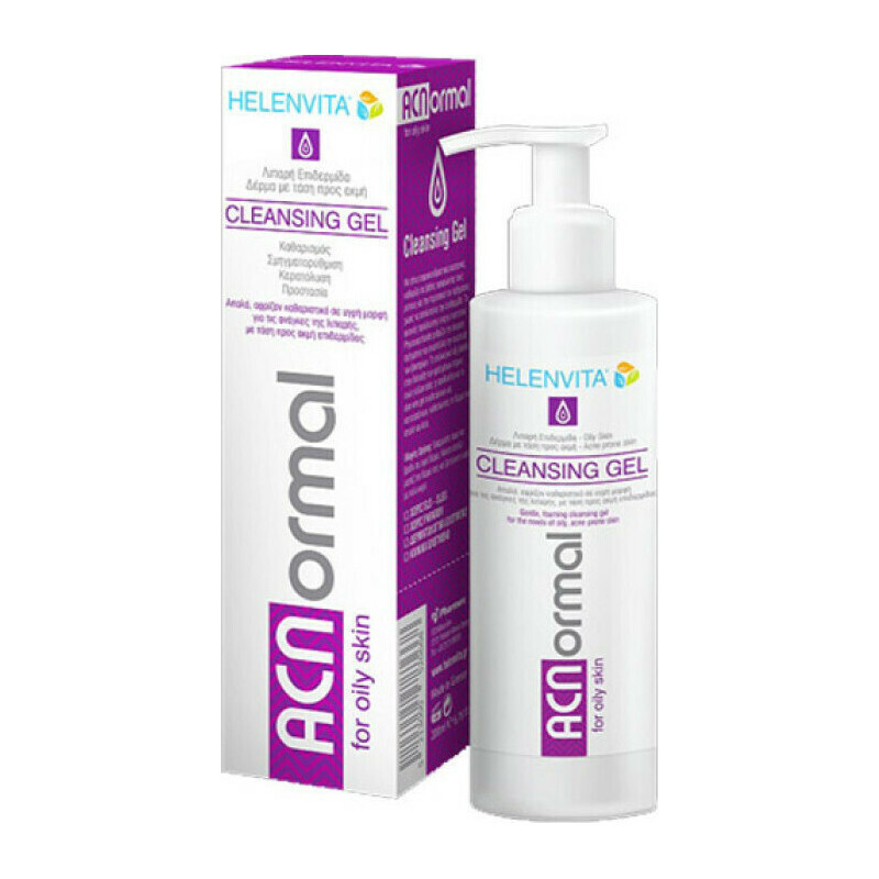 Helenvita Acnormal Cleasing Gel Λιπαρό Δέρμα Με Ακμή 200ml