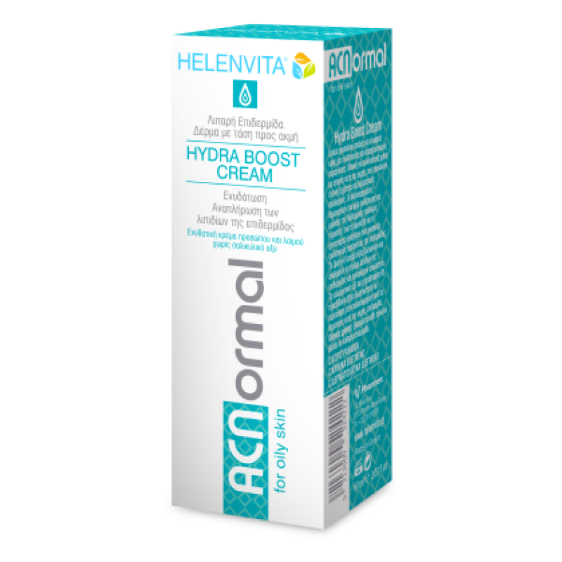 Helenvita - Acnormal Hydra Boost Cream Ενυδατική Κρέμα Προσώπου Για Λιπαρή Με Τάση Προς Ακμή Επιδερμίδα - 60ml