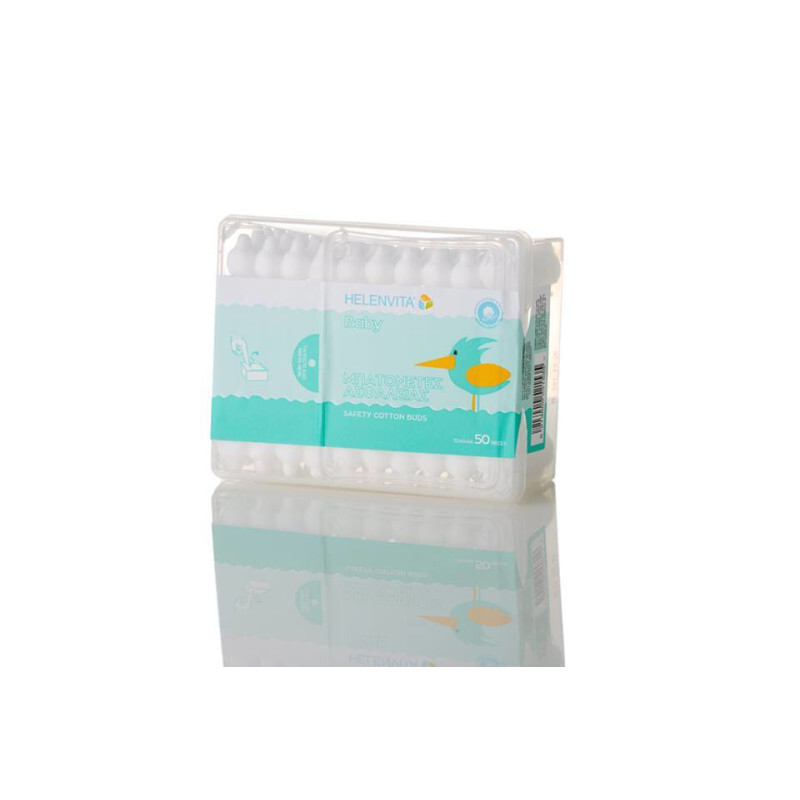 Helenvita Baby Save Cotton Buds Μπατονέτες Ασφαλείας 50τμχ