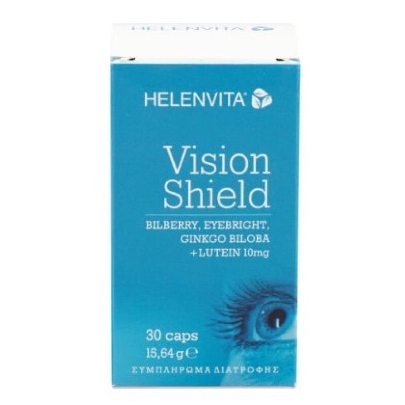 Helenvita - Vision Shield Συμπλήρωμα Διατροφής Για Τη Διατήρηση Της Φυσιολογικής Κατάστασης & Λειτουργίας Του Οφθαλμού - 30caps