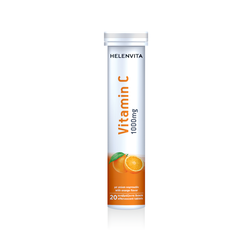 Helenvita Vitamin C 1000mg Γεύση Πορτοκάλι 20eff.tabs
