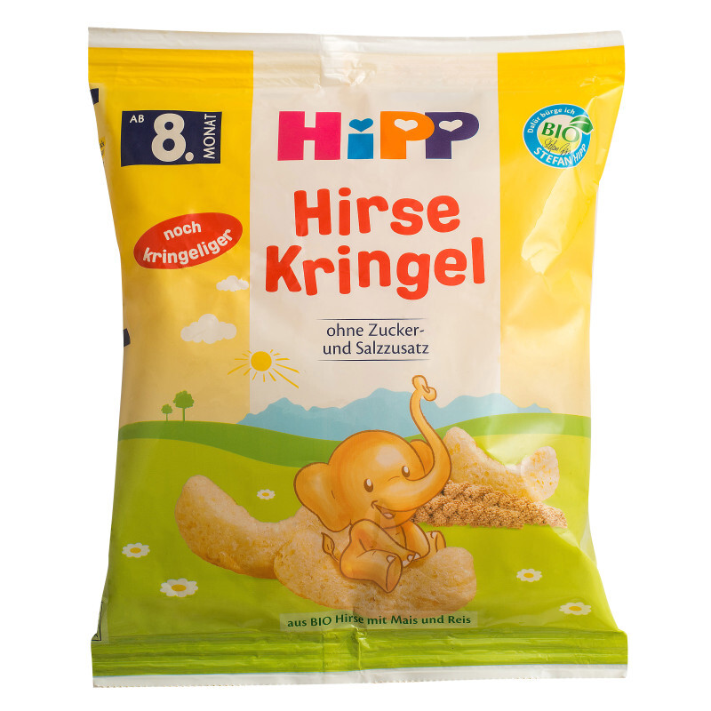 Hipp - Γαριδάκια Από Βιολογικό Κεχρί Από Τον 8ο Μήνα - 30g