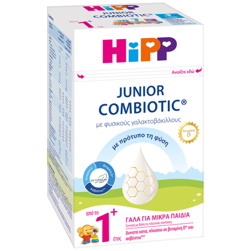 Hipp Junior Combiotic Γάλα (1 Έτος+) Με Metafolin 600g
