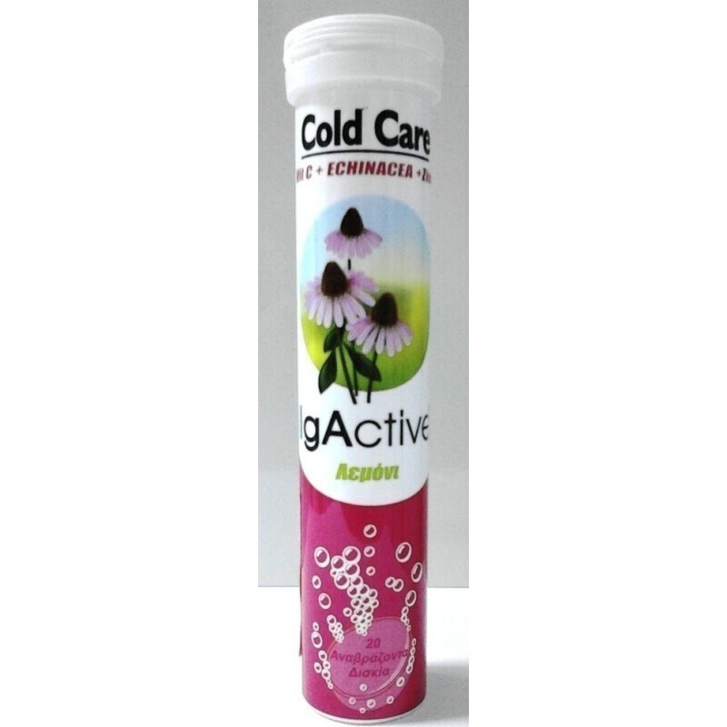 Igactive Cold Care Vitamin C + Echinacea + Zing Eff. 20tabs